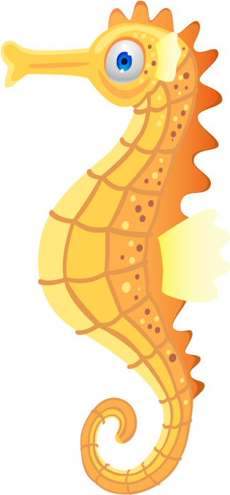 Seahorse Hippocampus Animal Clip Art - Seahorse (500x699)