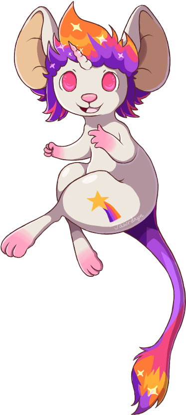 Unicorn Fur By Jawrdayn - Cartoon (460x850)