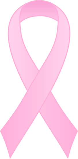 Breast Cancer Awareness Pink Ribbon Free Clip Art - Pink Ribbon (271x550)