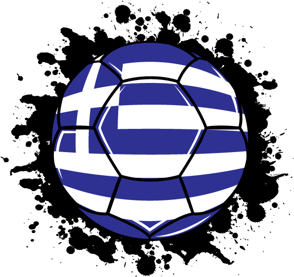 Greece Soccer Ball Flag Greek Pride Hellenic Republic - Brazil T Shirt Design (689x677)
