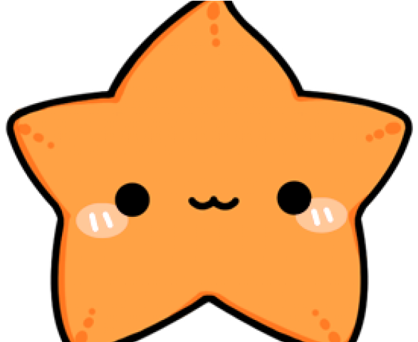 Starfish Clipart Kawaii - Cute Starfish Drawing (640x480)