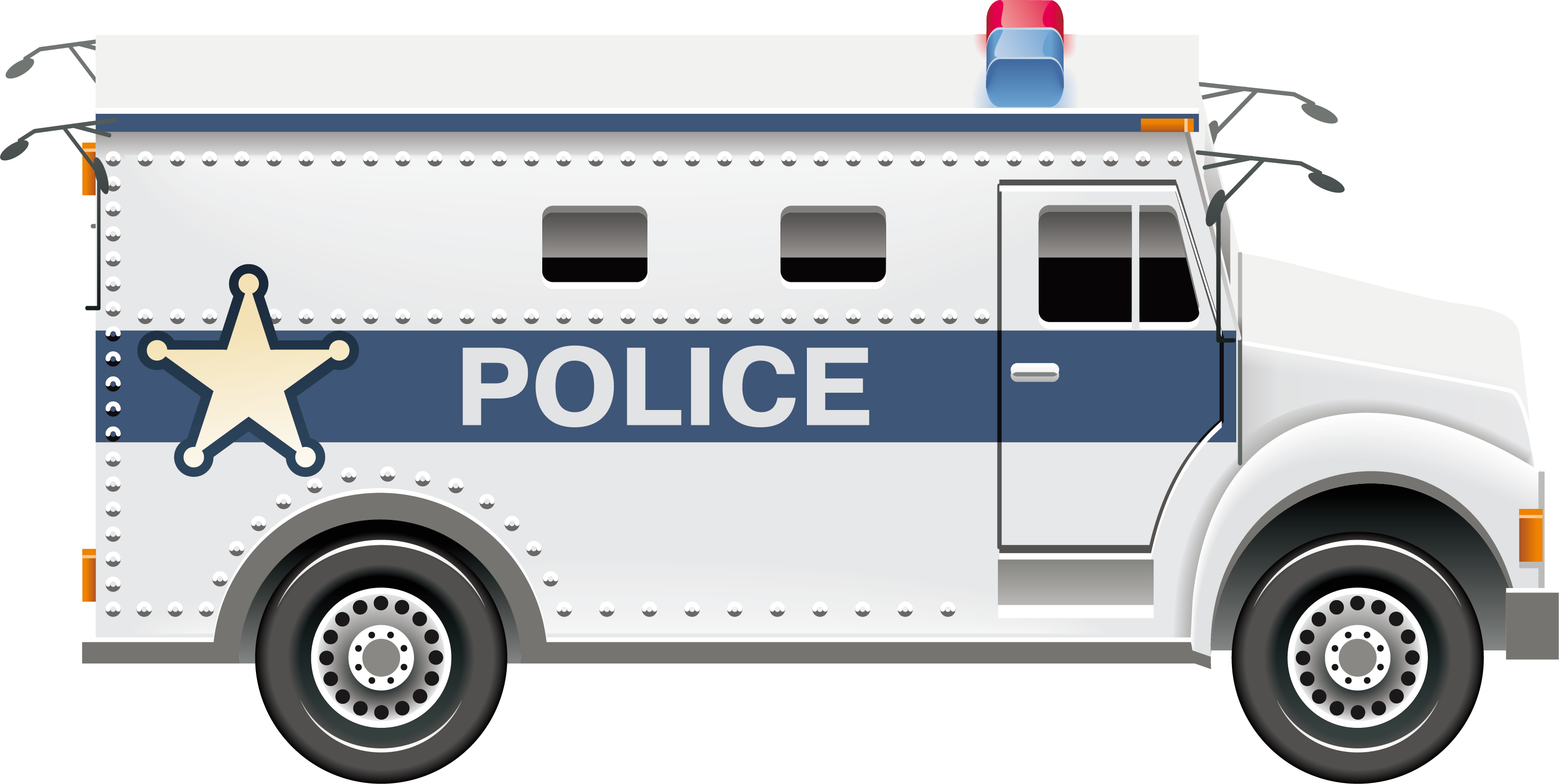Van Police Car Police Car Clip Art - Clip Art Police Truck (3246x1633)