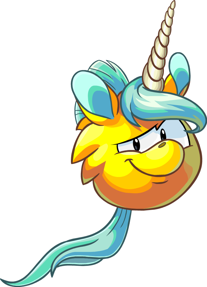 Yellow Unicorn Puffle Party 2016 - Yellow Unicorn Puffle Party 2016 (686x947)