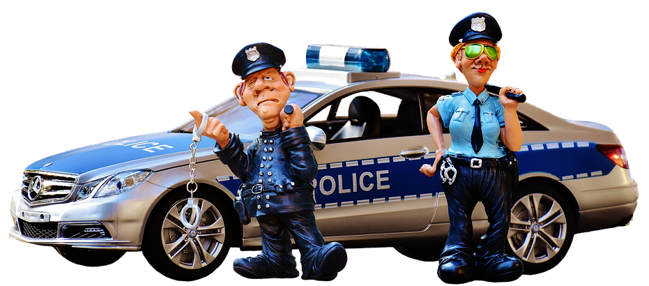 Colouring Pages Of Police Cars - 300 Best Jokes 2016: Clean One-liners (960x562)