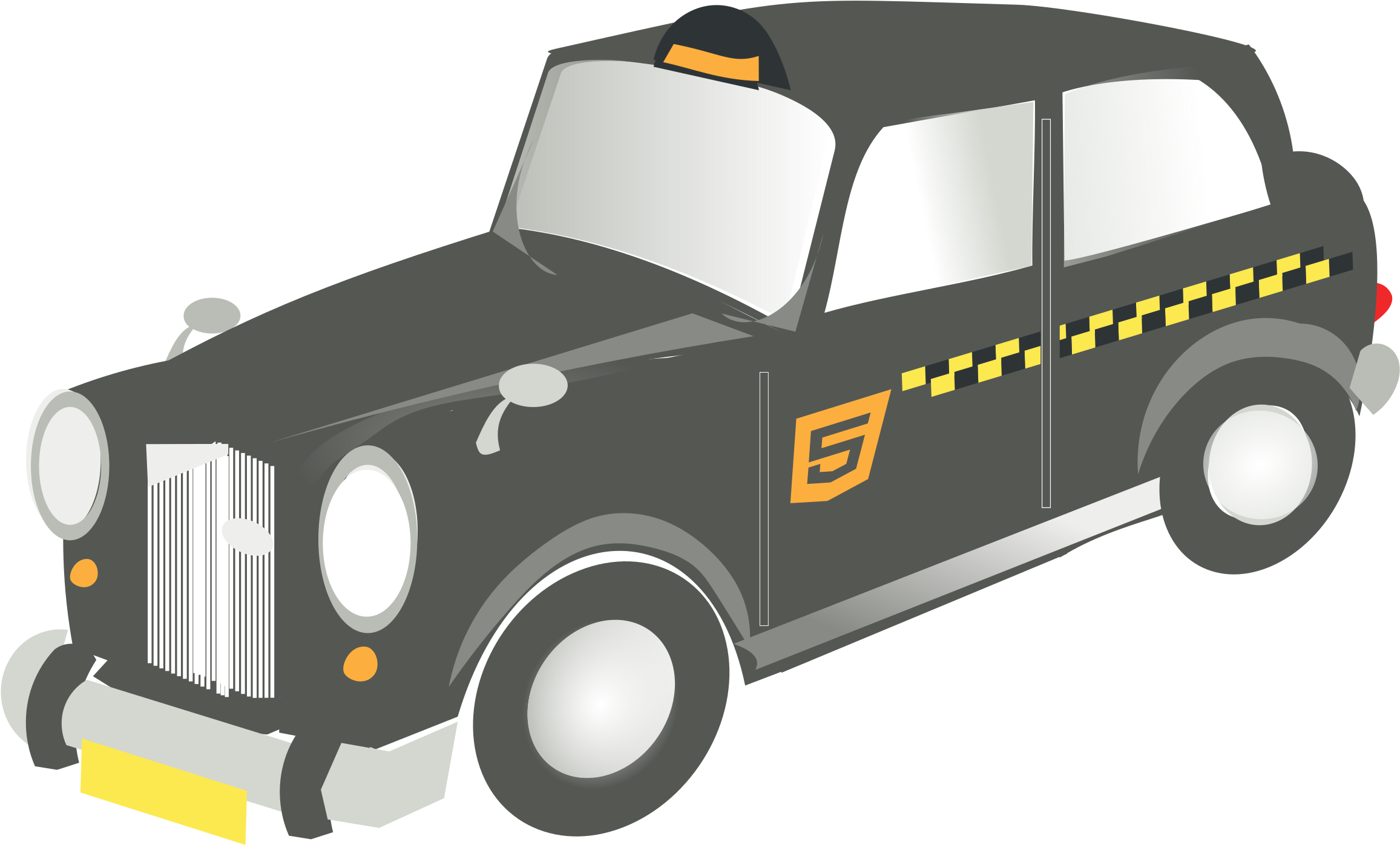 Taxi Clipart Transparent - British Taxi Clipart (2400x1440)