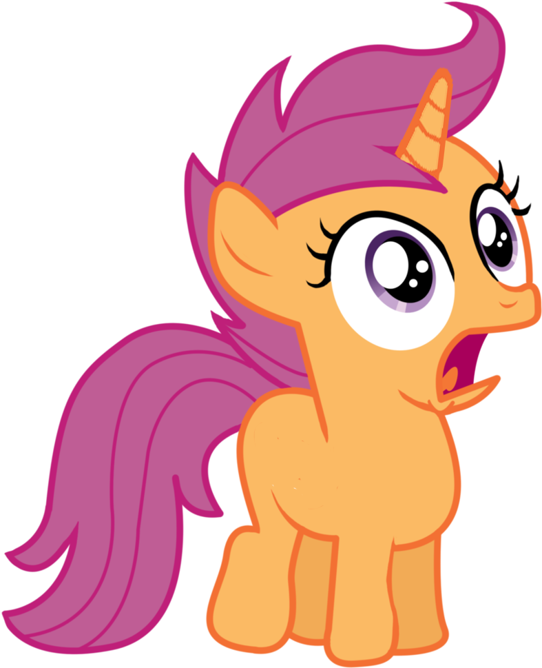 Scootaloo Unicorn By Scootaloo24 - My Little Pony Orange Unicorn (818x977)