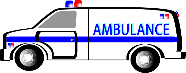 Cop Clipart Police Car - Ambulance Car Clip Art (600x237)