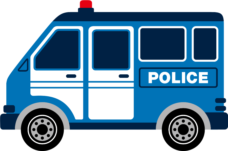 Bombeiros E Polícia - Police Car (900x597)