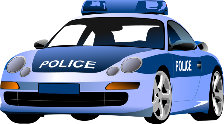 Police Car Clip Art Pictures To Pin On Pinterest - Police Man And Car (750x417)
