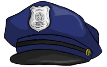 Police Car Clipart Transparent Background - Police Hat Clipart Png (400x400)