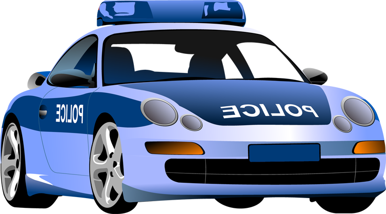 Police Car Clip Art Printable - Police Car (750x417)
