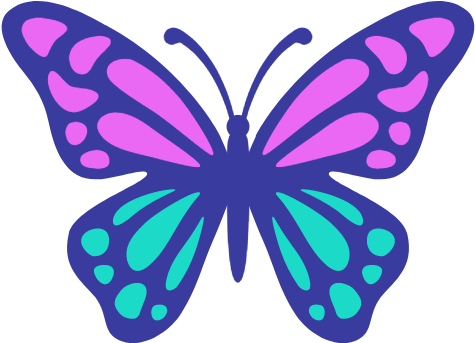 Butterfly Made In Kwippe - Emojipedia (500x500)