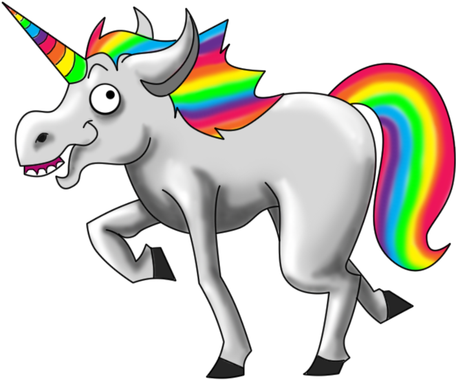 Wacky Unicorn By Rainbowonhigh - Cartoon (669x623)