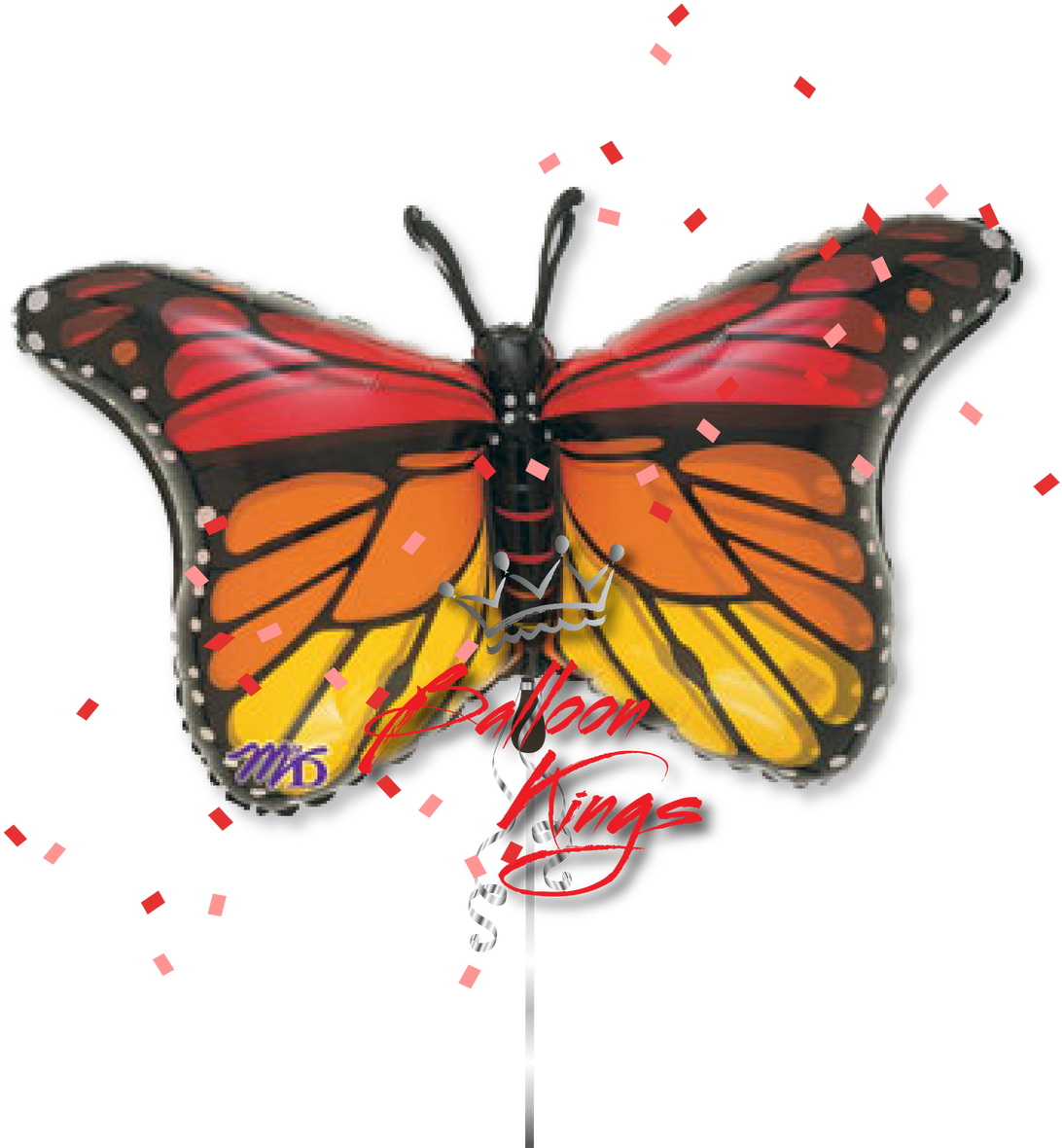 Monarch Butterfly - Anagram International M6591401 Monarch Butterfly Shape (1280x1280)