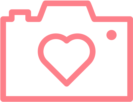 Camera, Heart, Love, Dating, Wedding, Valentine Icon - Camera With Heart Png (512x512)