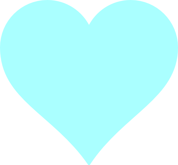 Blue Heart Black Background (600x556)