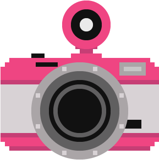"a Collection Of 100 Pixelated Camera Illustrations - Camera Pixel Art (351x351)