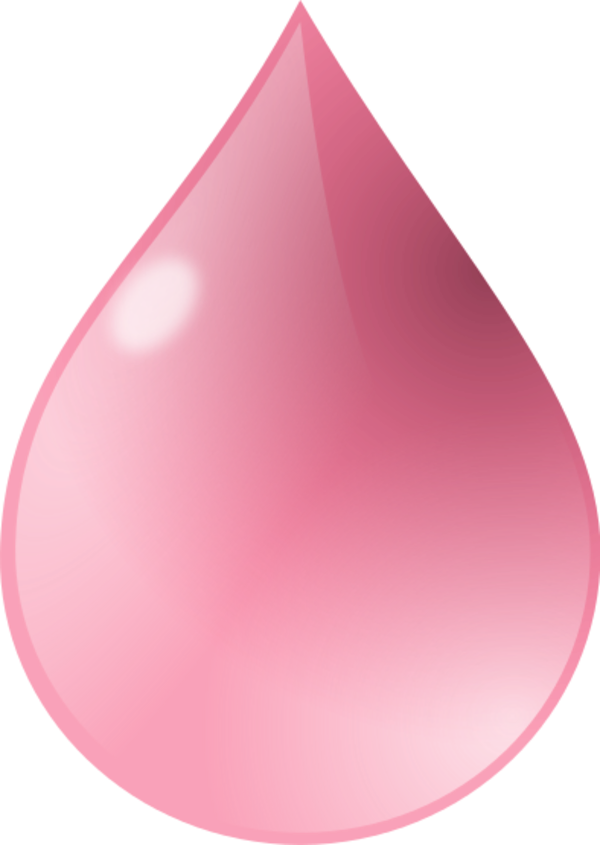 Water Drop - - Water Drop In Pink Color (600x845)
