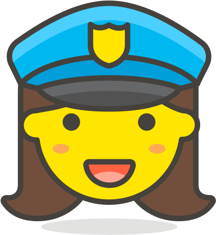 189 Woman Police Officer - Icon (512x512)