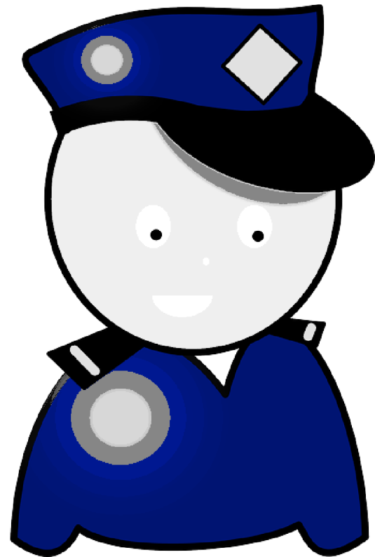 Pin Police Officer Hat Clipart Cartoon Police Officer Throw Blanket 550x800 Png Clipart Download