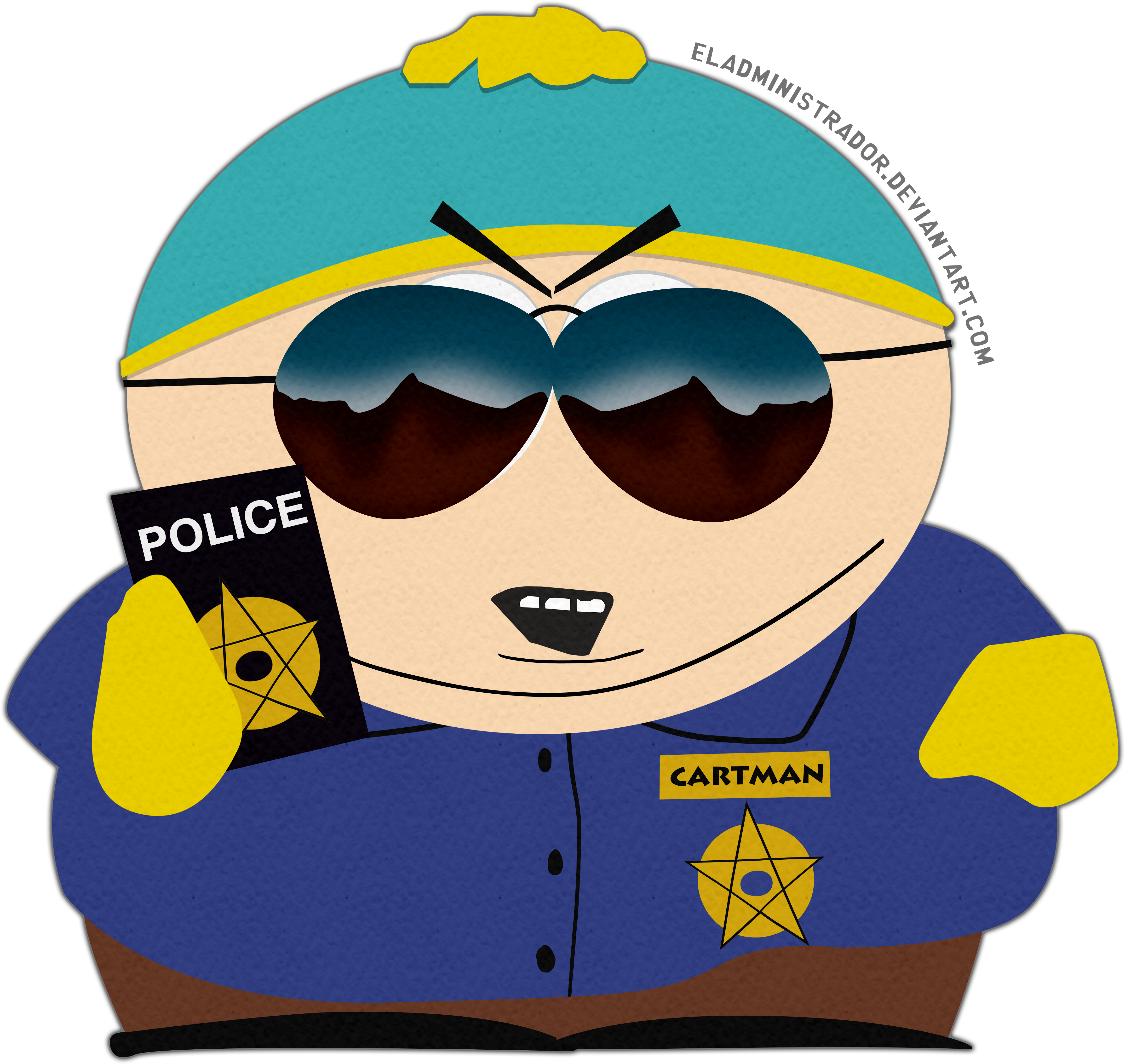 South Park - South Park Cartman Police (5500x5500)