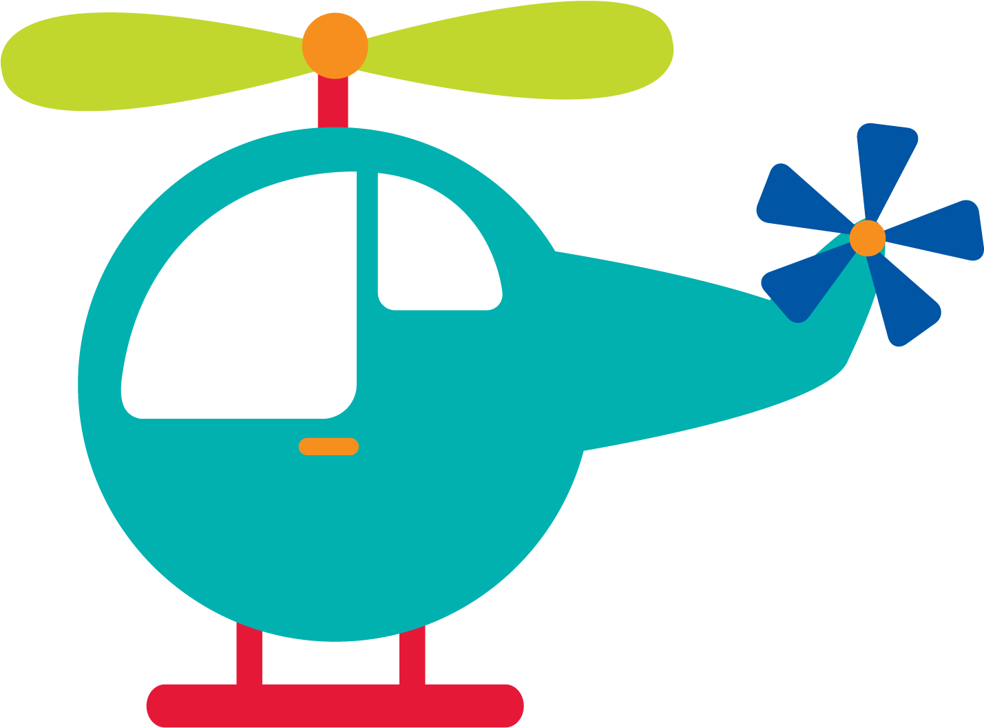 Police Officer Clipart Download - Cute Helicopter Png (1500x1500)