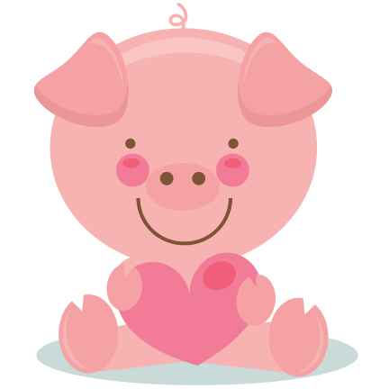 Cute Pig Cliparts - Cute Valentine (432x432)