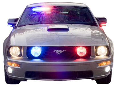 Police Car Front View Png (400x305)