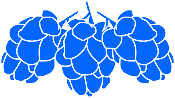 Blue Hops Clip Art At Clker - Beer Hops Clip Art (600x338)