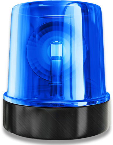 Animated Fire Gif Transparent Background For Kids - Police Blue Light Png (512x512)
