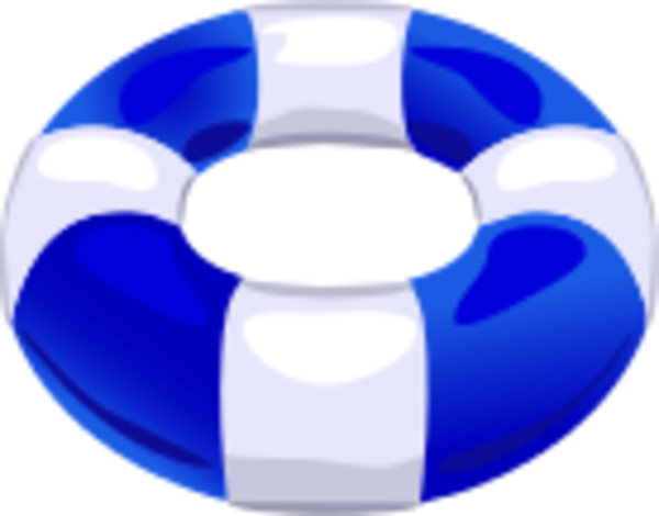 Safety Sea Ocean Life Vest Drown Vector Clip Art - Safety Equipment In Swimming Pool (600x470)