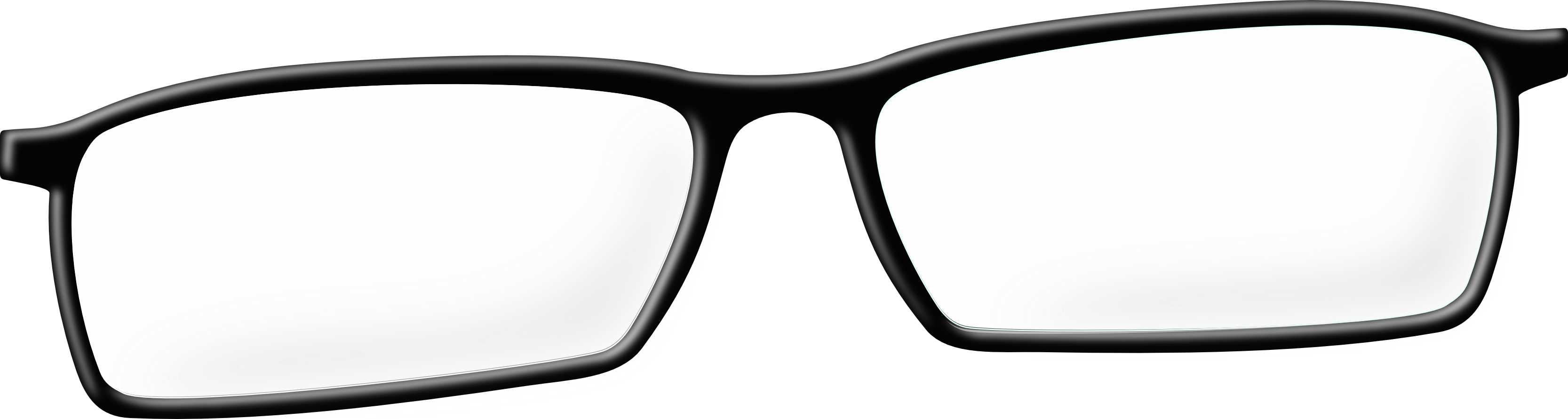 Clipart - Anime Glasses Png (3333x891)