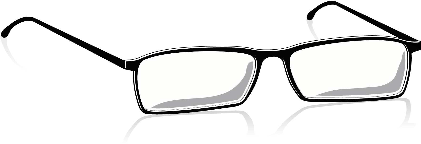 Glasses - Clipart Of Spectacles (1774x638)