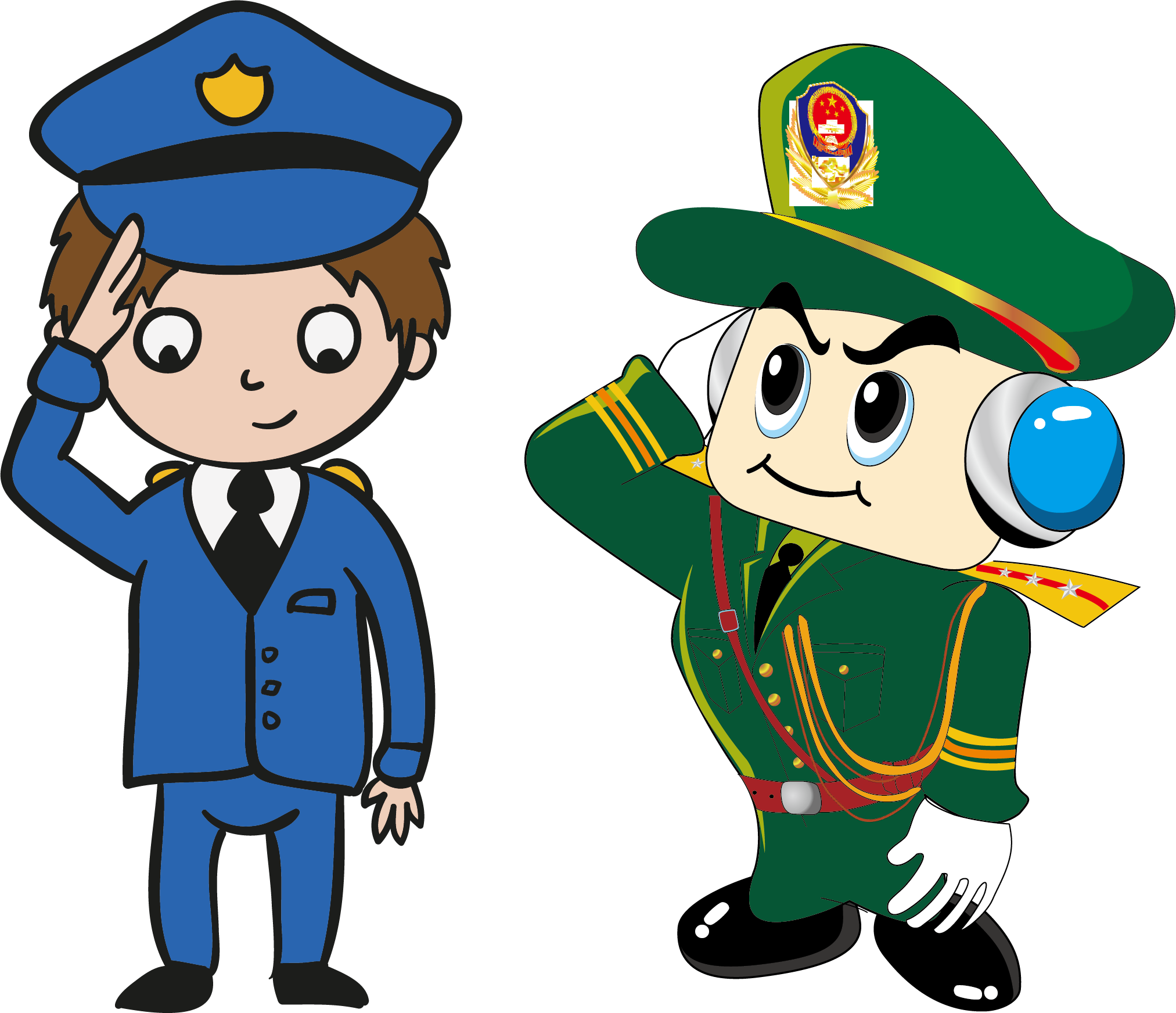 Police Officer Cartoon Peoples Police Of The Peoples - Police Officer (2025x1744)