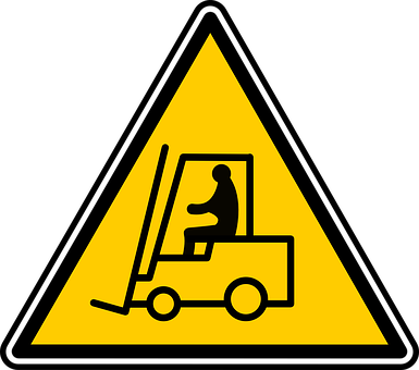 Equipment Forklift Truck Signs Safety Symb - Fork Lift Truck Sign (500x500)