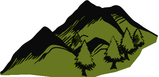 1e World Style Icons Hexographer - Green Mountain Clip Art (535x259)