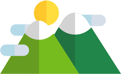 Mountain, Mountain Road, Mountain Track, Nature, Winding - Mountain Icon Png (512x512)