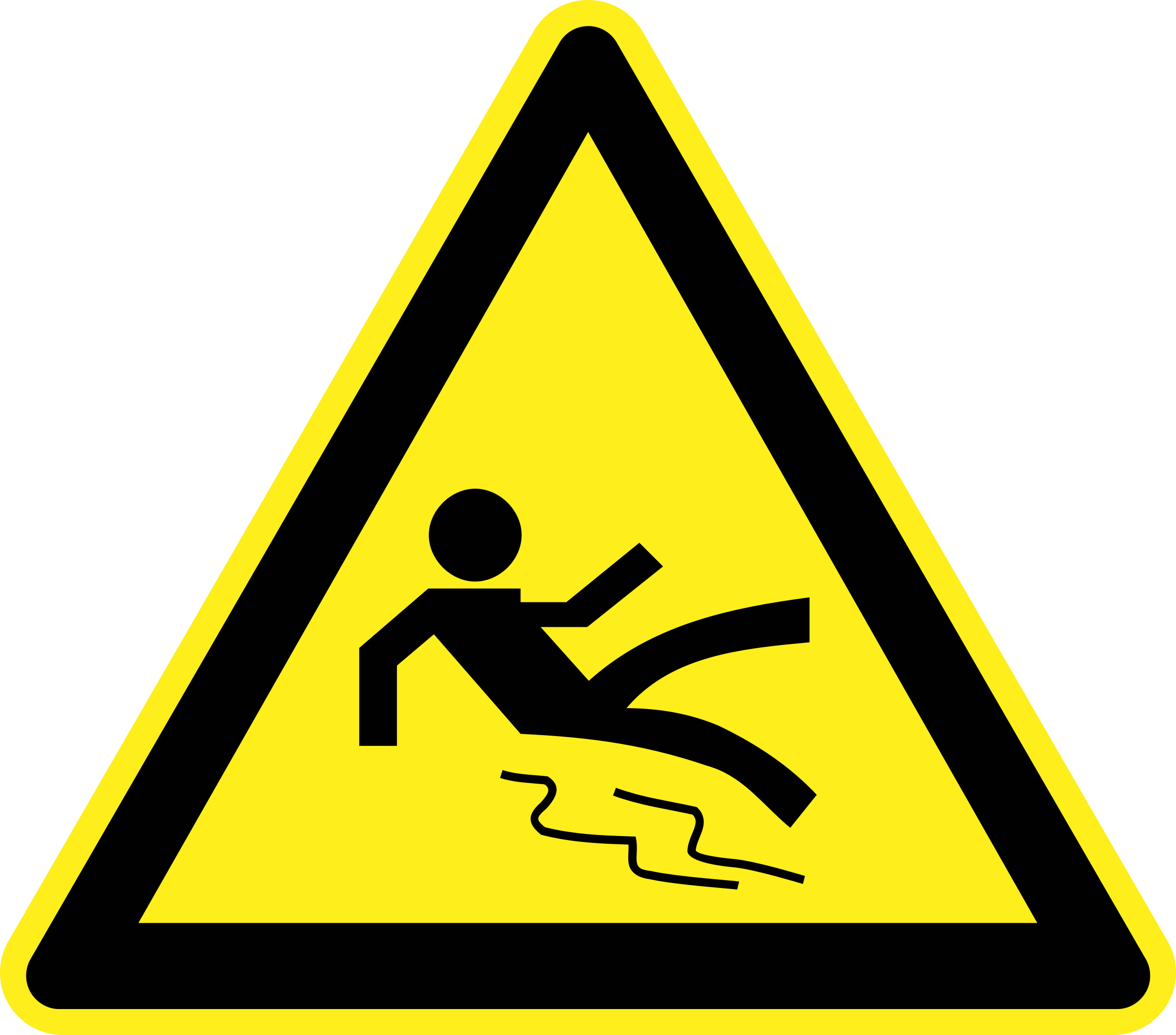 Workplace Compliance - Trip Hazard Warning Sign (2400x2112)