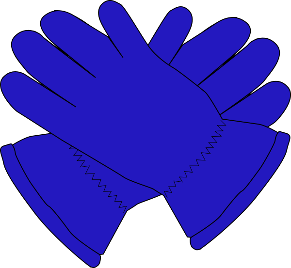 Gloves Clip Art At Clker - Clip Art (600x553)