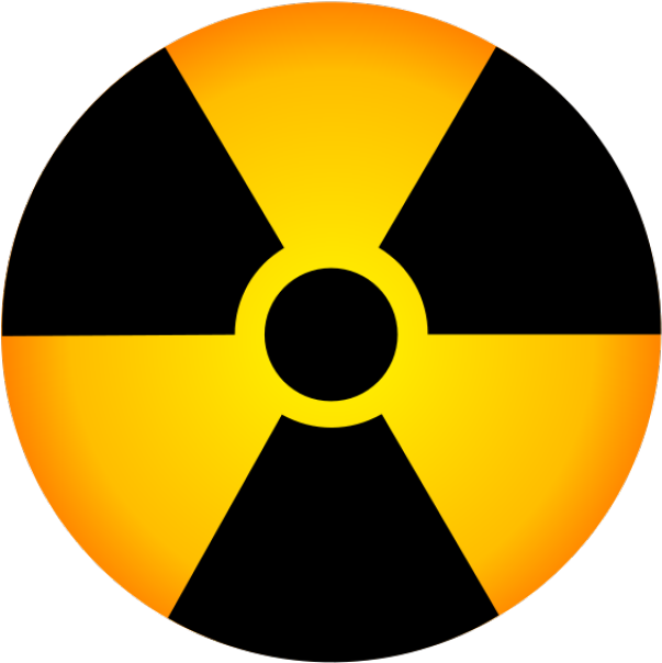 Science Laboratory Safety Signs - Radiation Symbol (640x640)