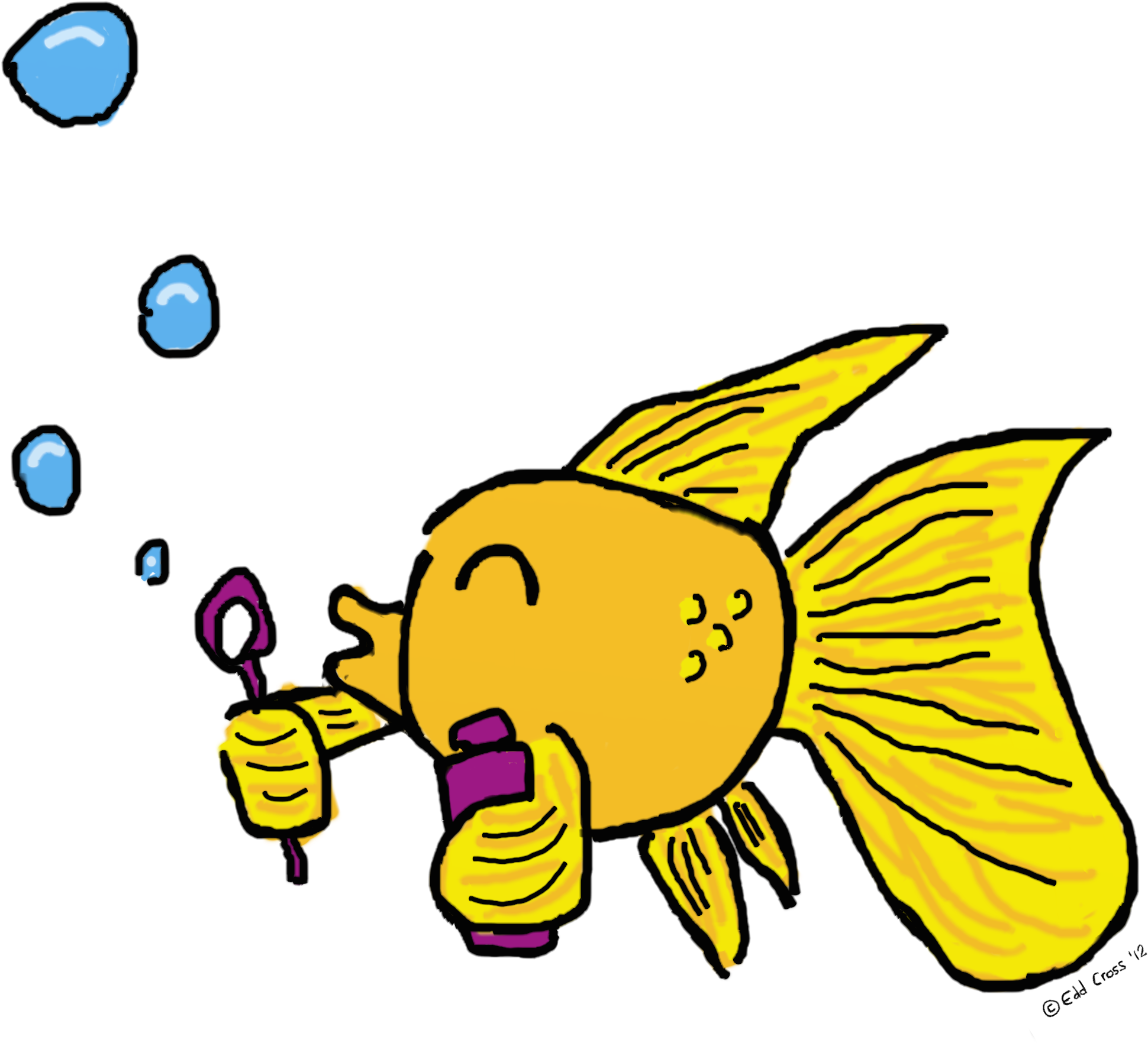 Fish With Bubbles - Fish With Bubbles (2232x1929)