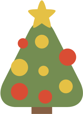 Christmas Tree Icon - Simple Picture Of Christmas (512x512)