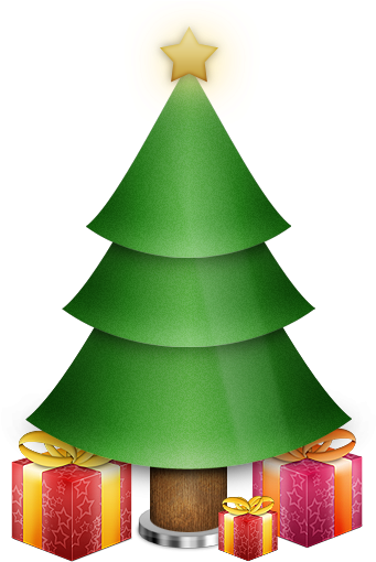 Christmas Tree With Gifts Icon - Christmas Tree Gifts Icon (512x512)