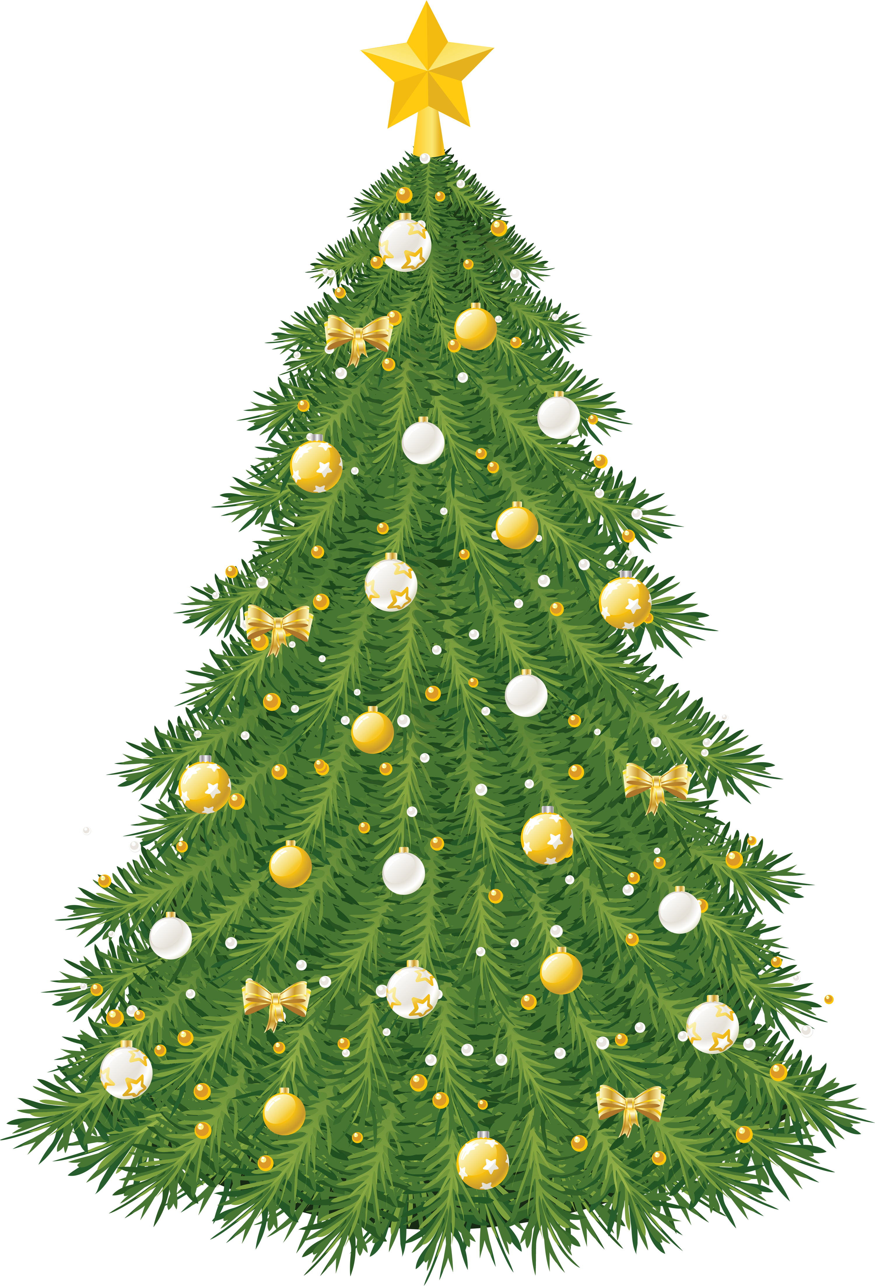 Christmas Tree Clipart Clear Background - Imagenes De Navidad Para Facebook (3000x4443)