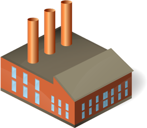 Chemical Factory Icon - Power Plant Icon (512x512)