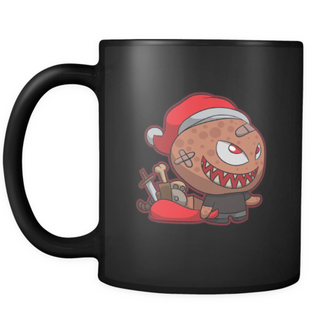 Scary Monster Christmas Halloween Mug - Mug (480x480)