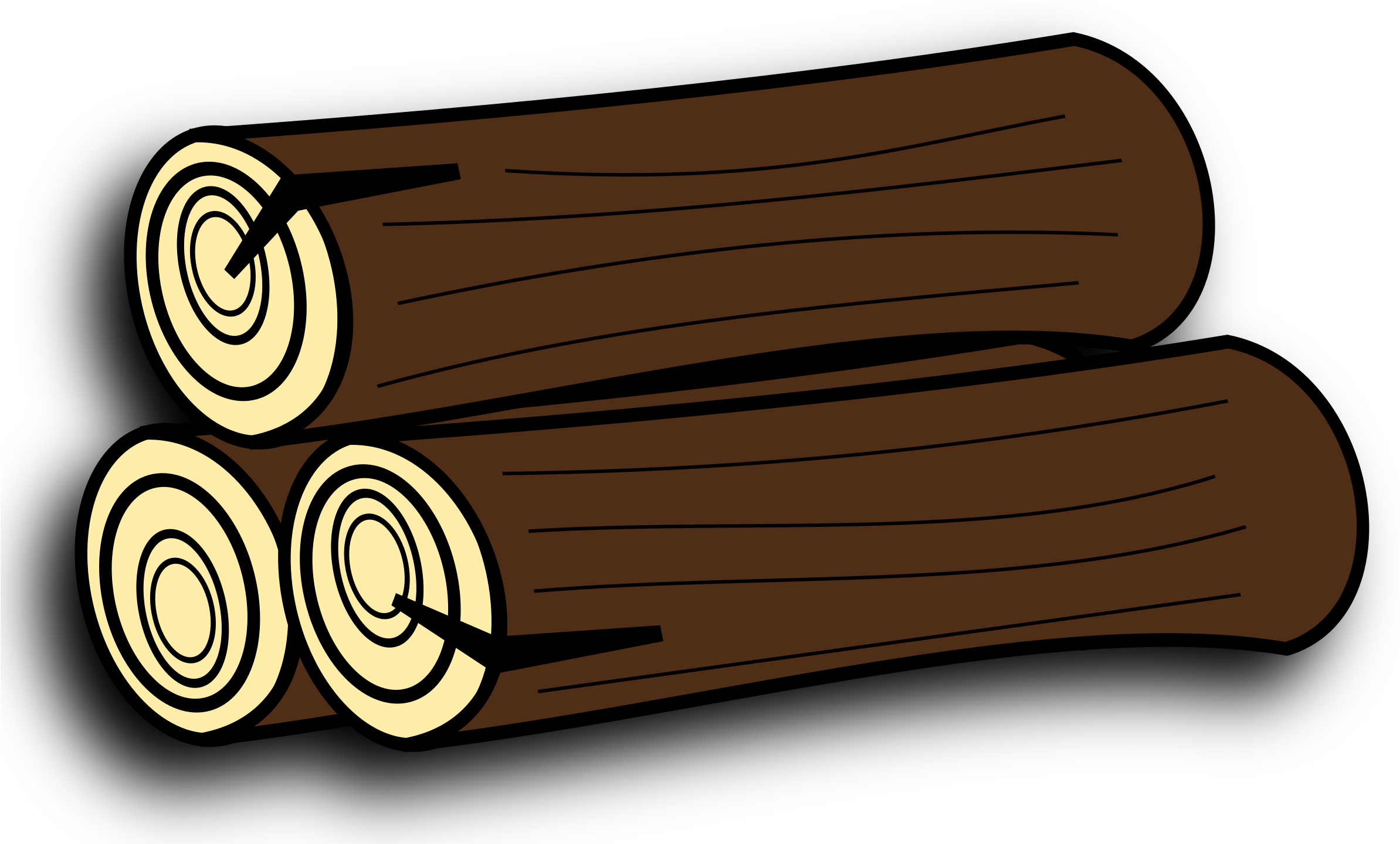 Wood - Clipart - Firewood Clipart (2400x1440)