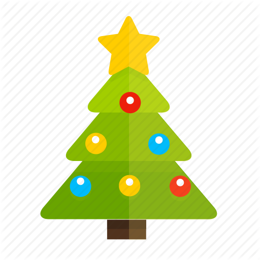 Christmas Tree Icons - New Year Icon Png (512x512)