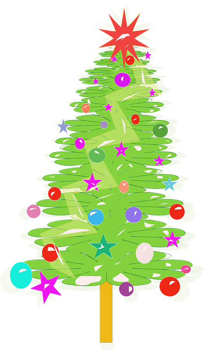 Christmas Tree Drawing S - Arvore De Natal Desenho Png (421x720)