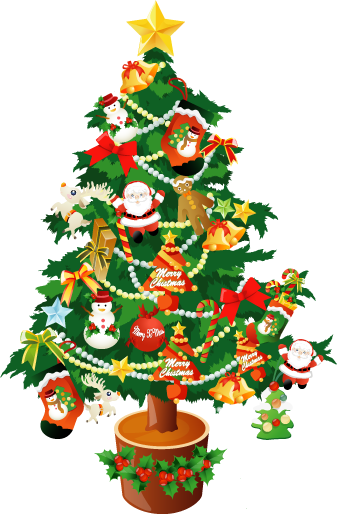 Christmas Tree - Christmas Vector (337x514)